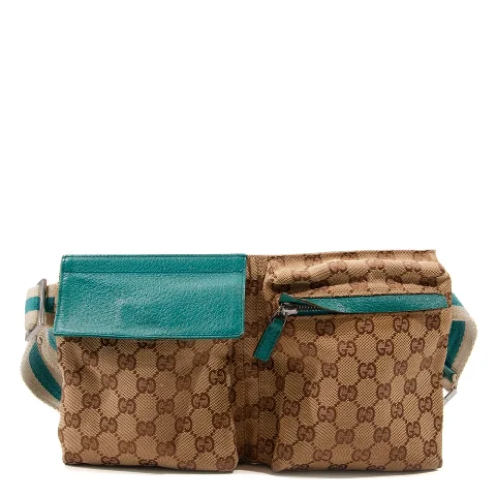 Gucci Vintage Pre-owned Canvas gucci-bags Brown Dames