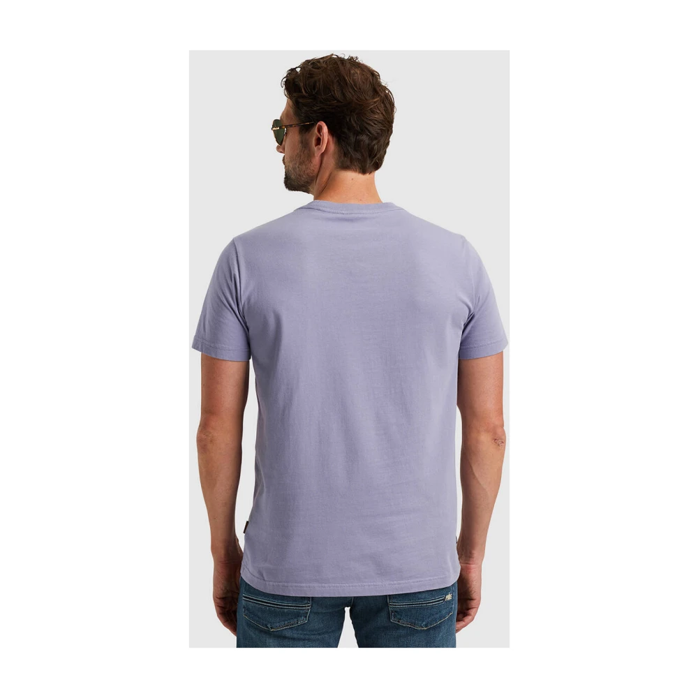 PME Legend Korte Mouw R-hals Jersey T-shirt Purple Heren