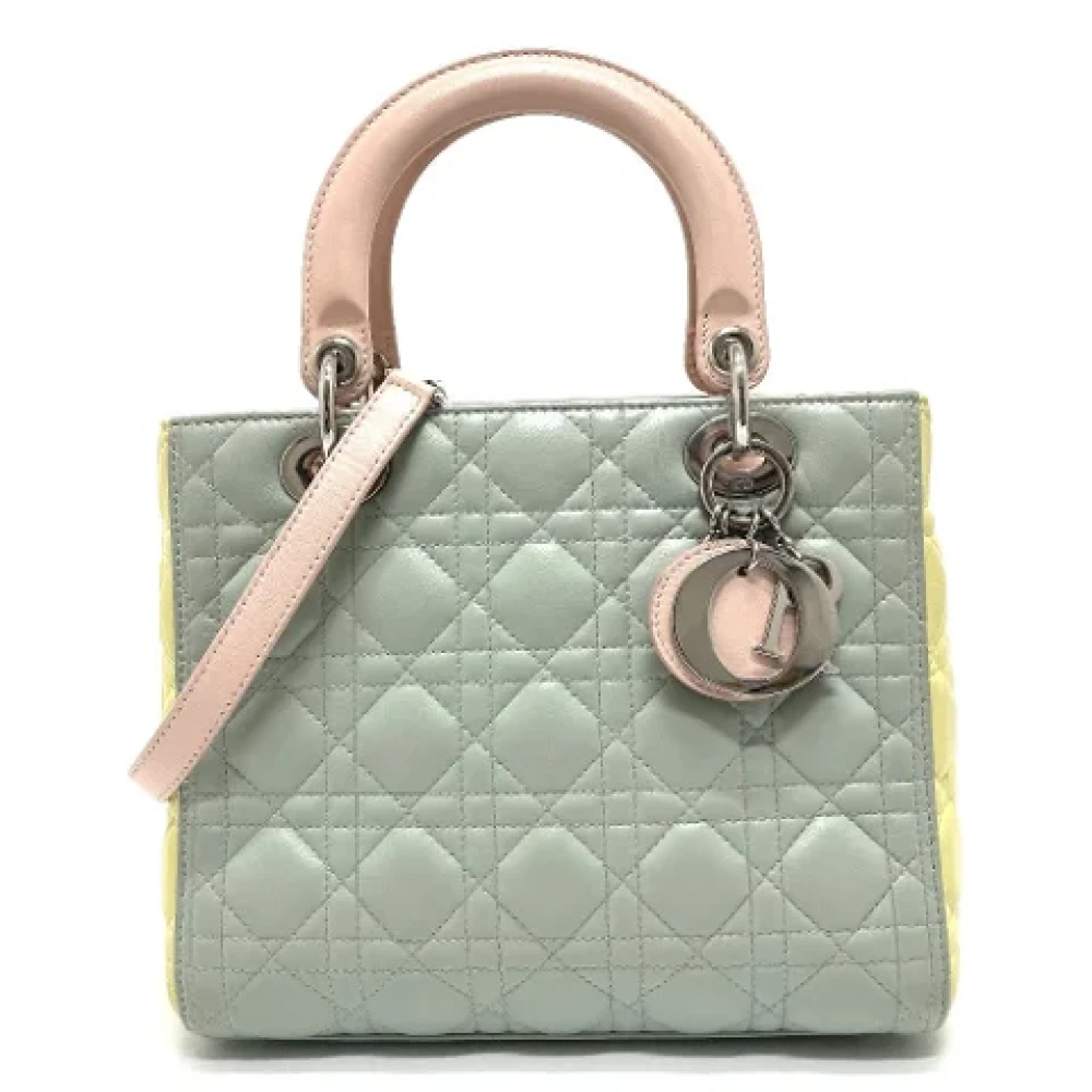 Dior Vintage Pre-owned Leather dior-bags Green Dames