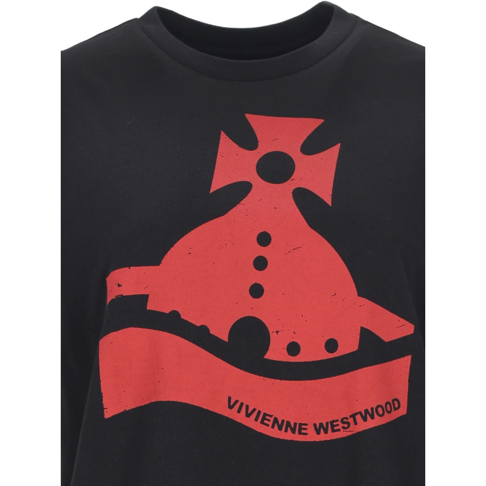 Vivienne Westwood Zwarte T-shirts en Polos Black Dames
