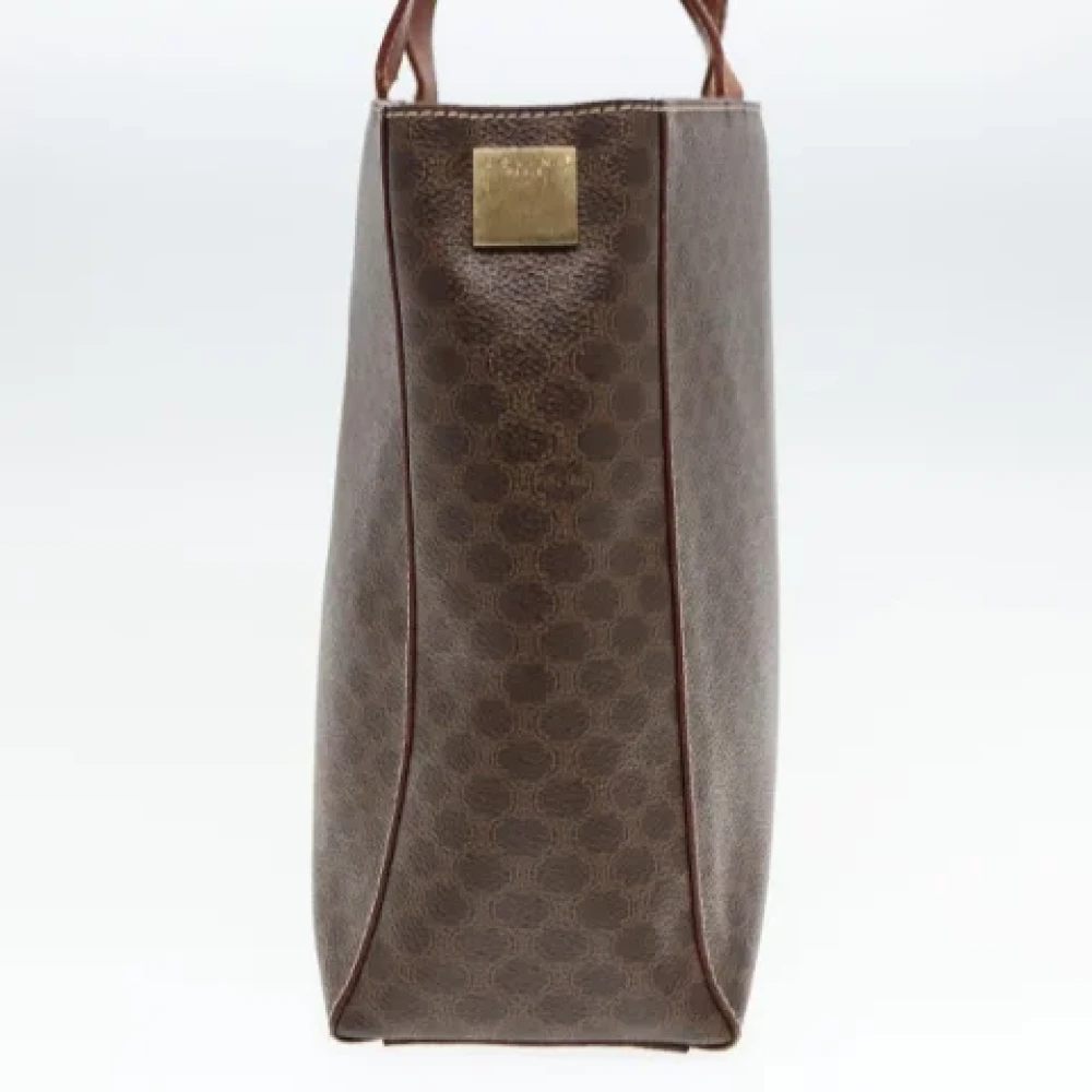 Celine Vintage Pre-owned Leather handbags Brown Dames