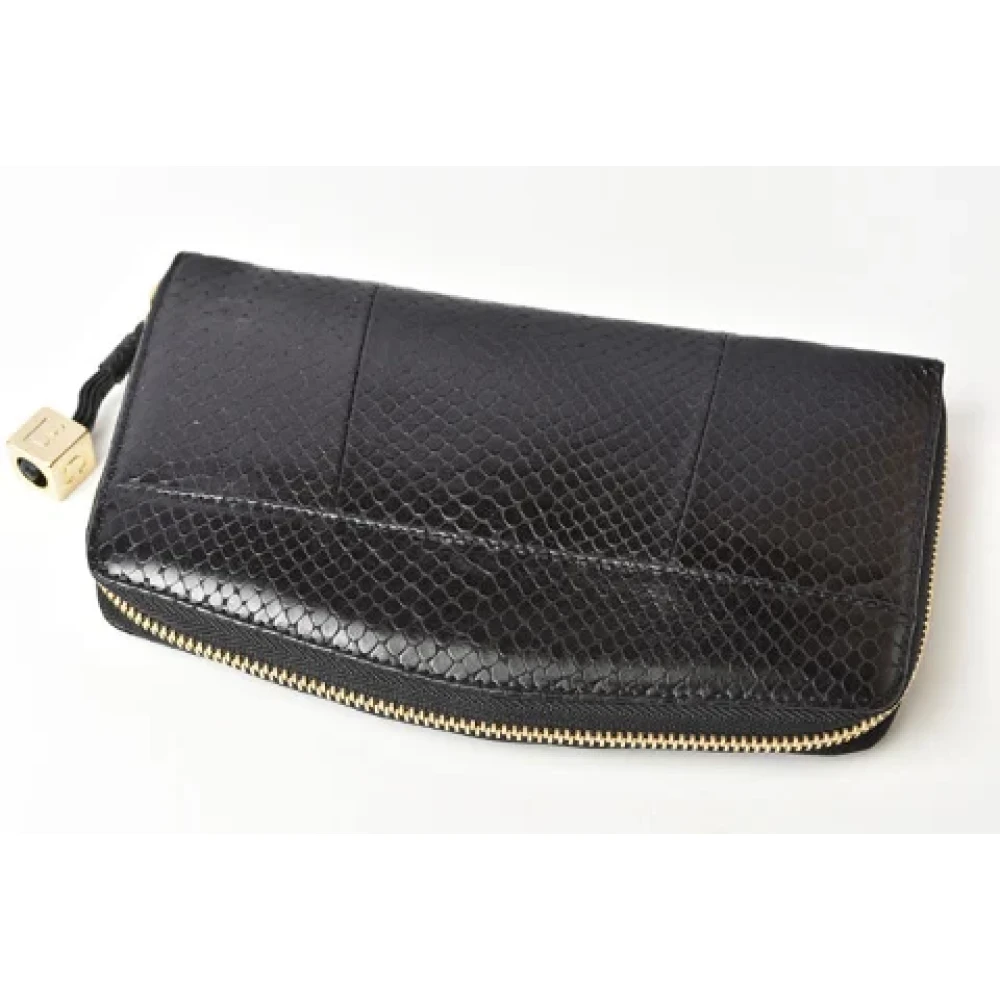 Chloé Pre-owned Leather wallets Black Dames