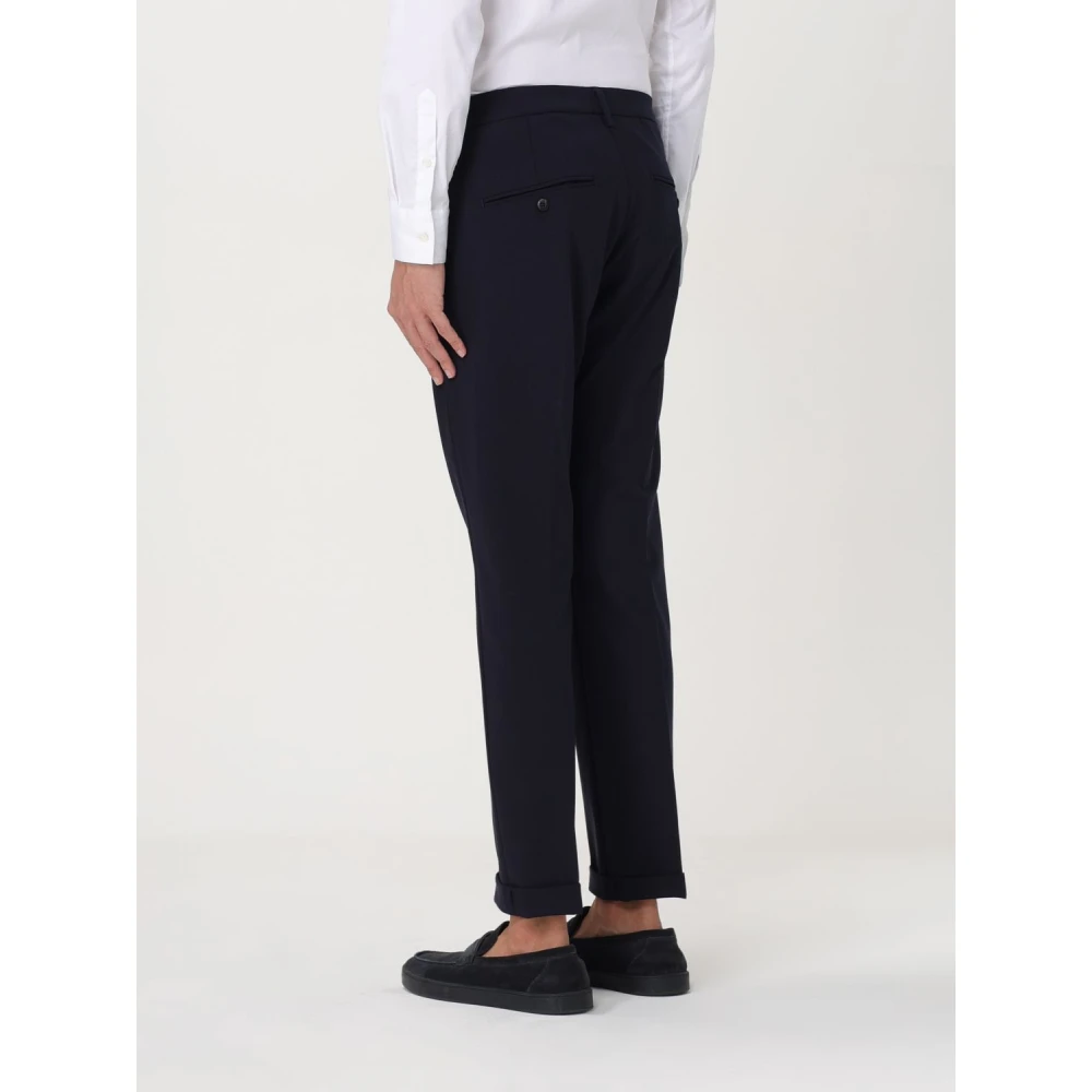 Dondup Technische wol Gaubert broek Blue Heren