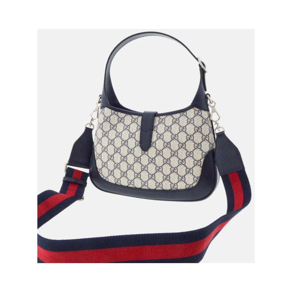 Gucci Jackie 1961 GG Supreme Tas Blue Dames