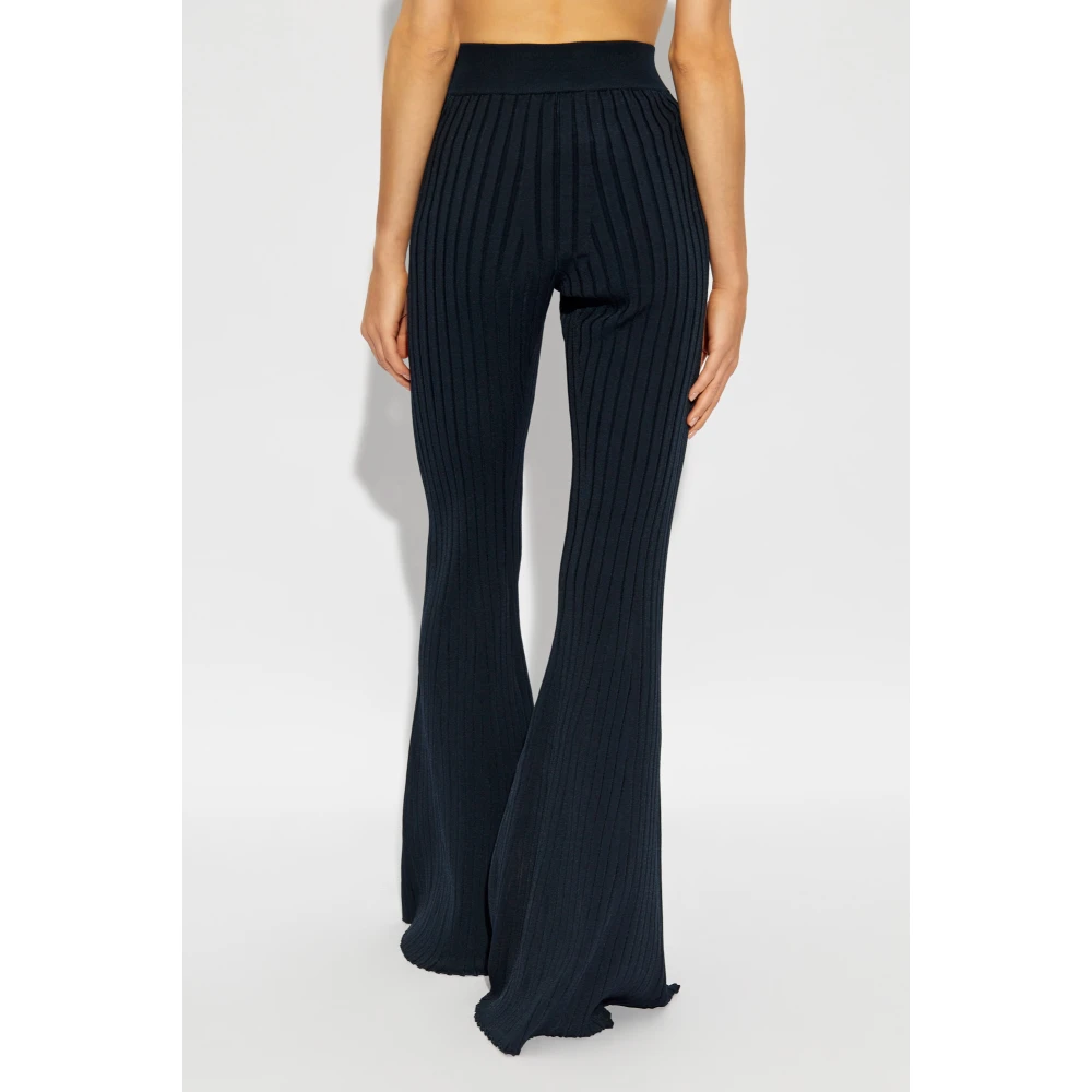 Stella Mccartney Wijde broek Blue Dames