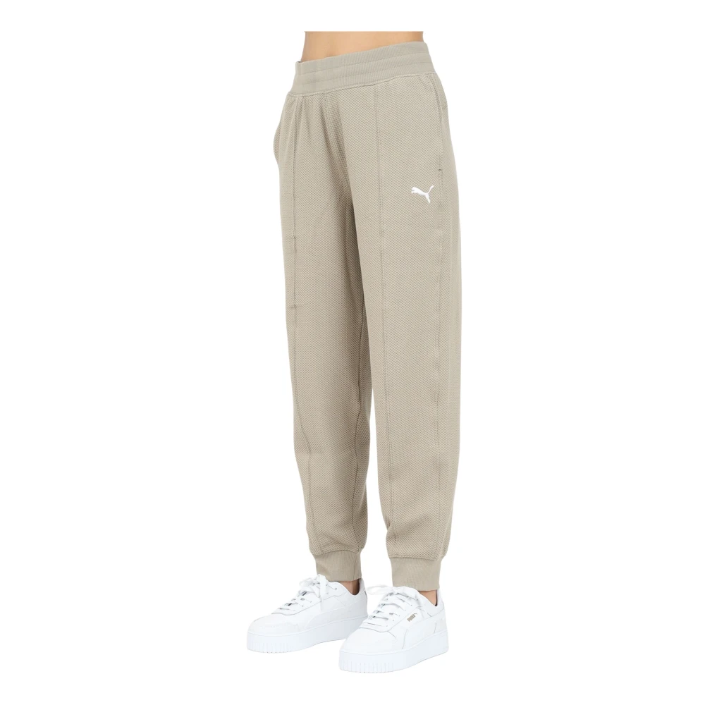 Puma Sportieve Beige Damesbroek Green Dames