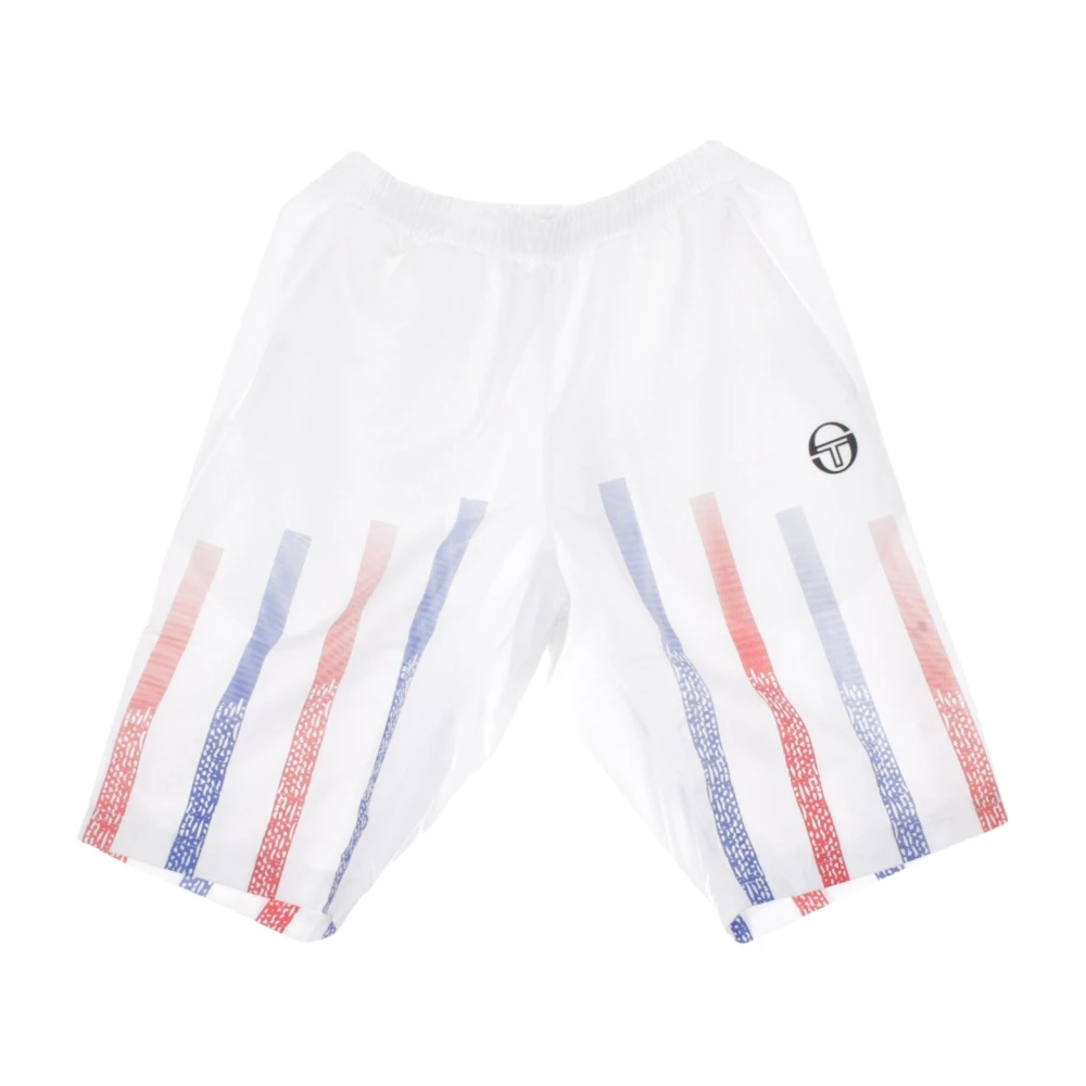 Hvit/Marineblå Tracksuit Shorts for Menn