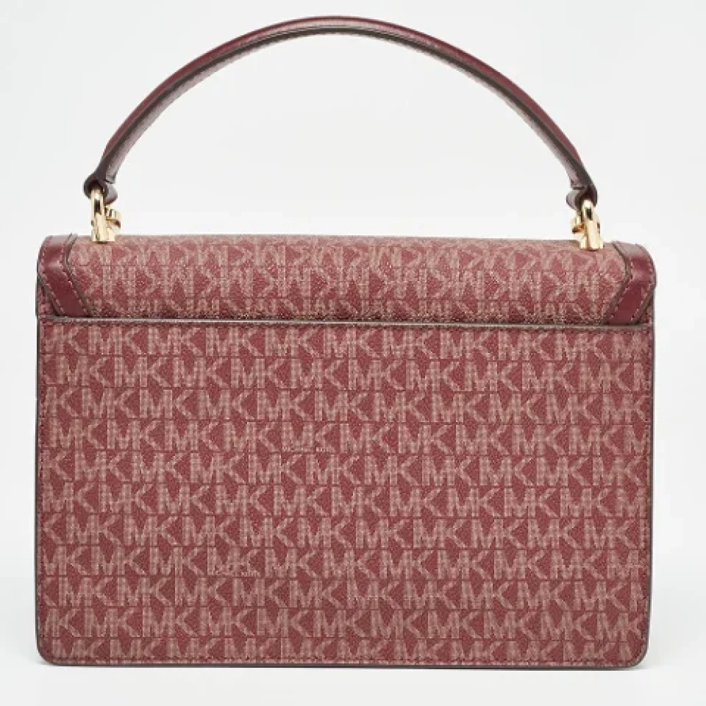 Michael Kors Pre-owned Canvas handbags Red Dames