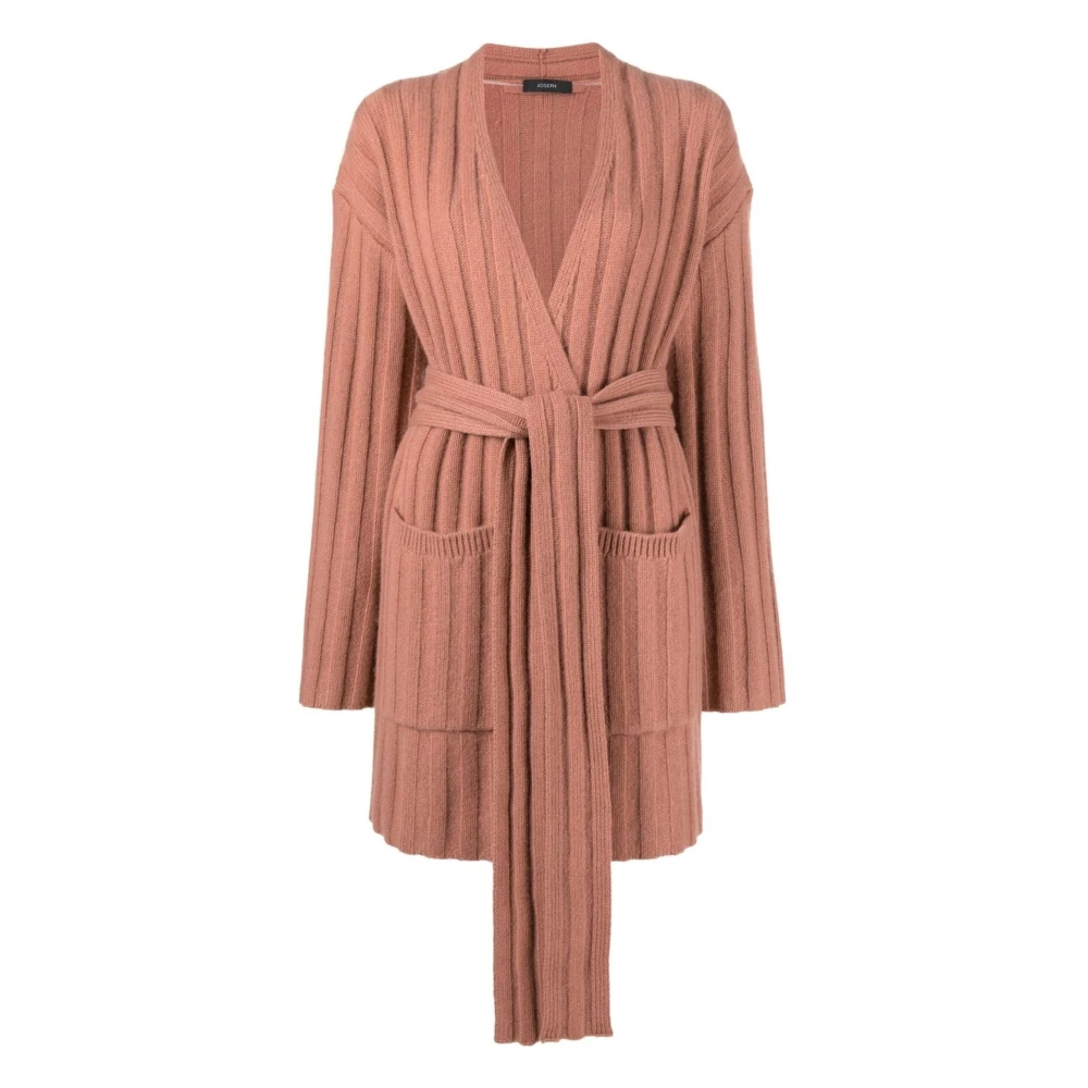 Joseph Women's Pink Cashmere Knitwear, M, Beige Cashmere Cardigan