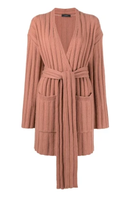 Beige Cashmere Cardigan