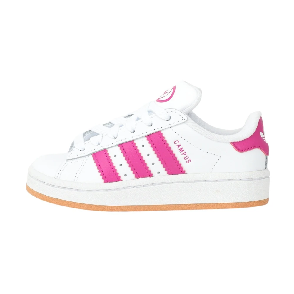 Adidas Originals Campus Sneakers Vit Junior Vår Sommar White, Flicka