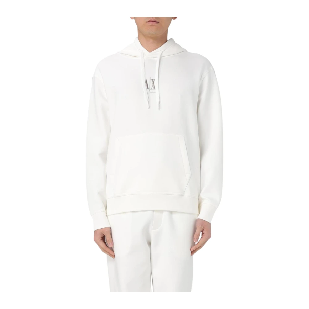 Armani Exchange Men's Black Logo Hoodie For