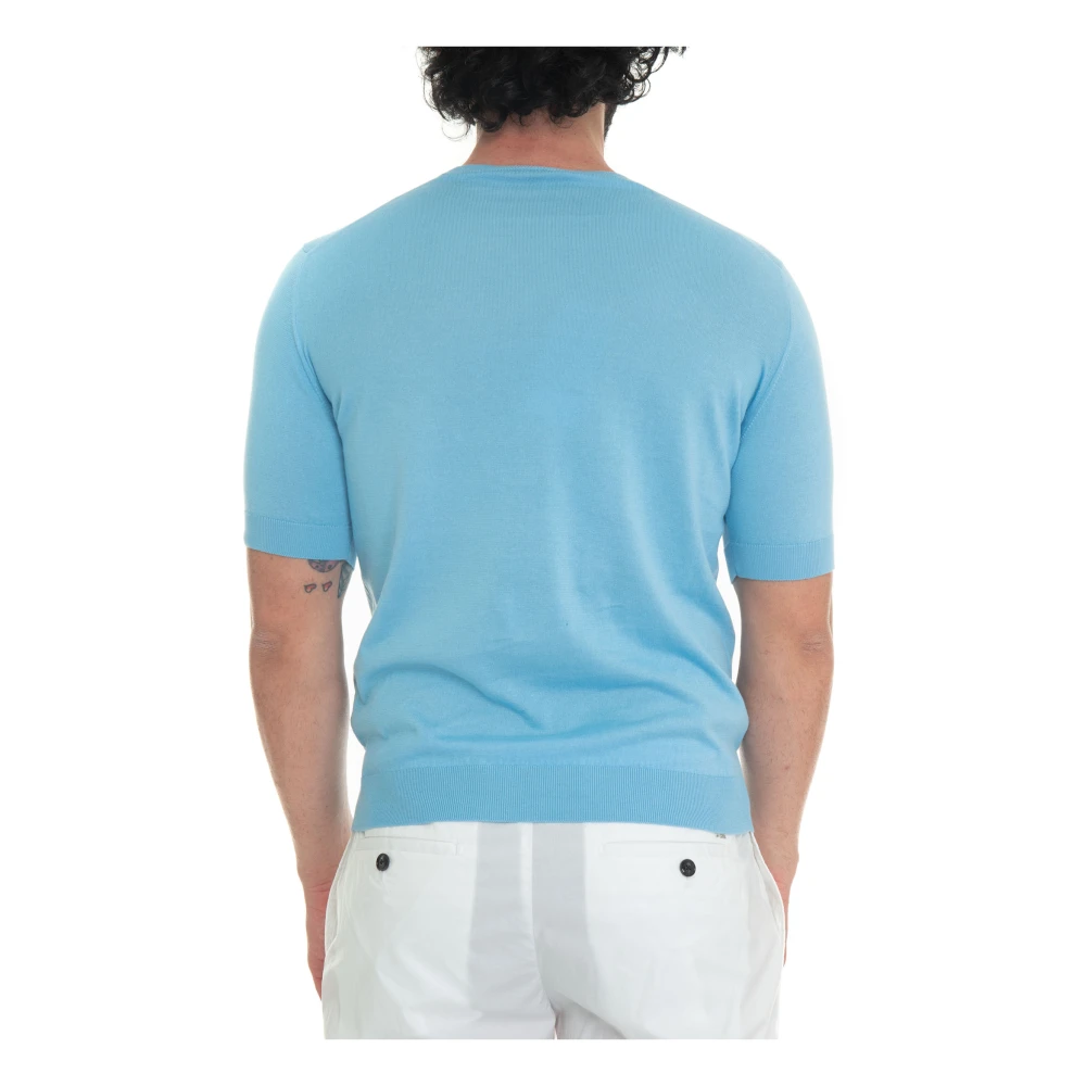 Hindustrie Slim Fit Jersey T-shirt Blue Heren