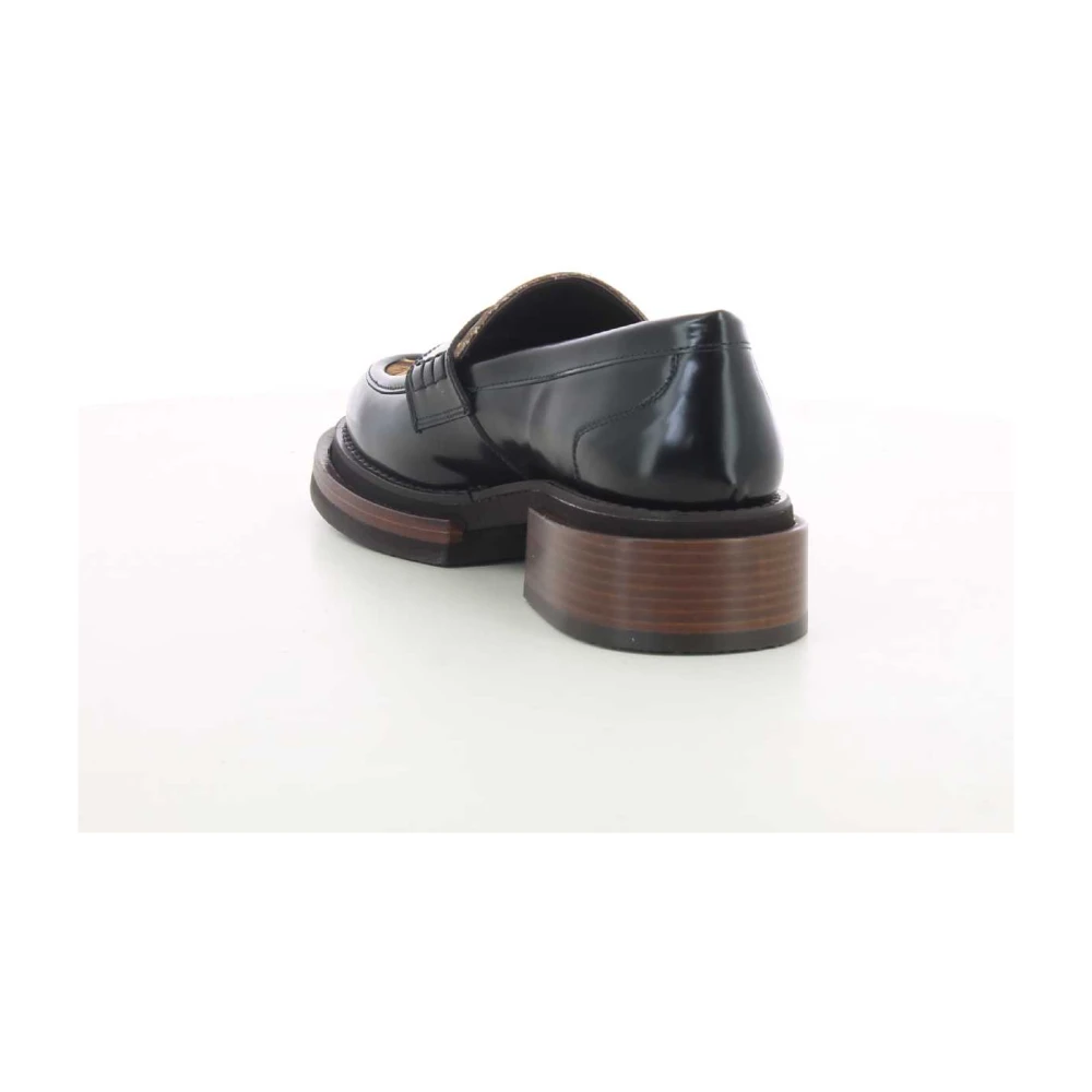 Pertini Dames Schoenen Cognac Black Dames