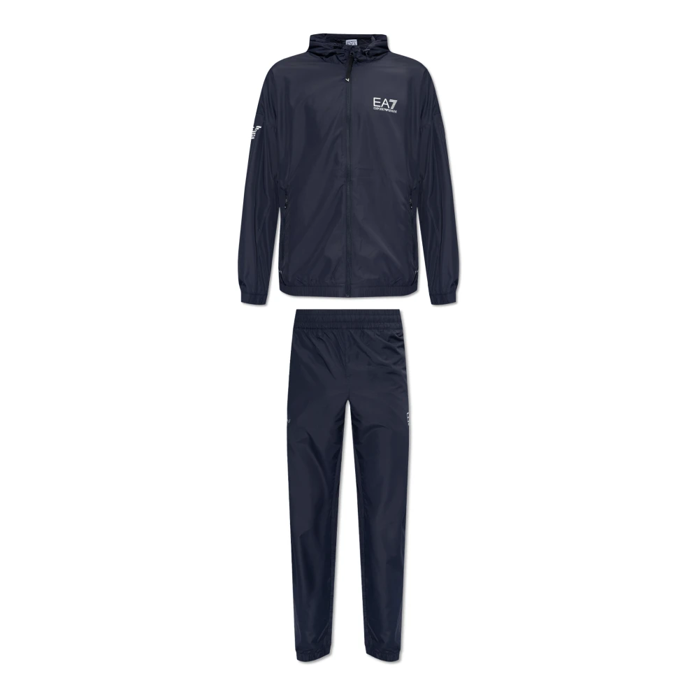 Emporio Armani Ea7 Uomo Blu Tuta Sportiva