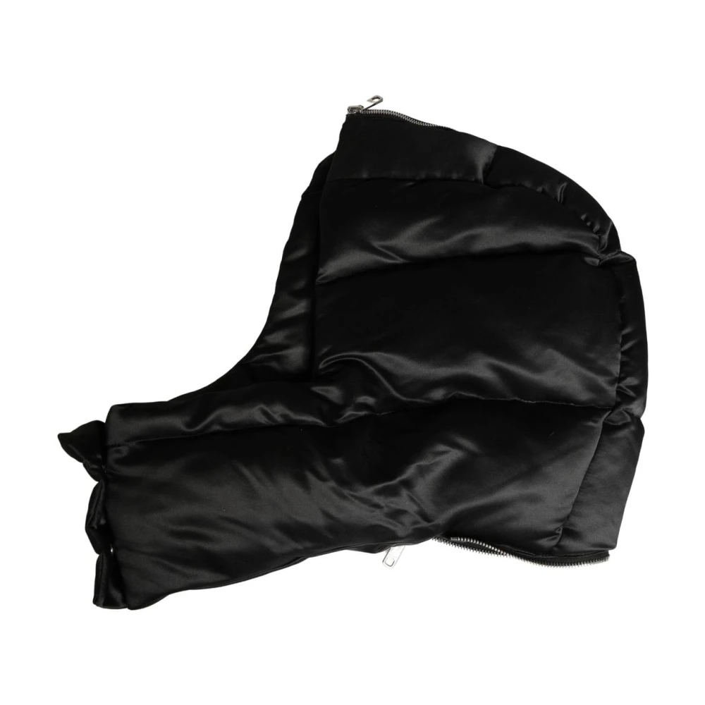 Dolce & Gabbana Uomo Nero - Quilted Hood With Zipper Detail - Accessories - One Size