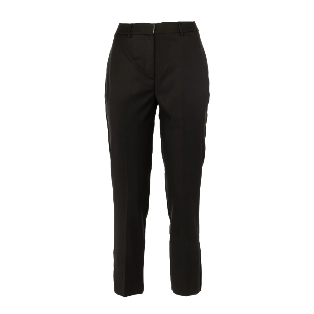 Manila Grace Elegante Chino Broek voor Dames Black Dames