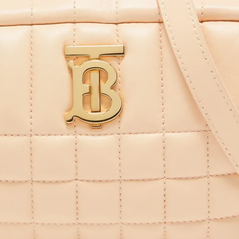 Burberry Vintage Pre-owned Leather shoulder-bags Pink Dames