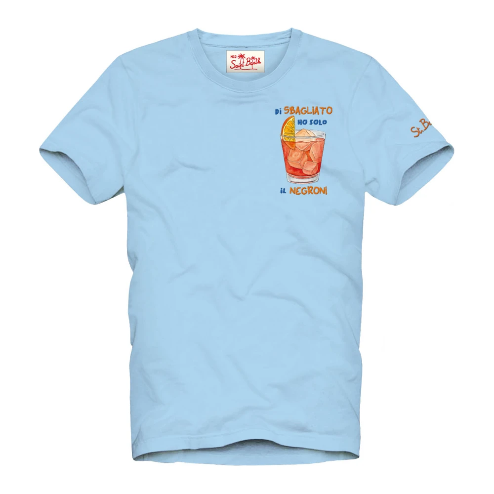 MC2 Saint Barth T-Shirts Blue Heren