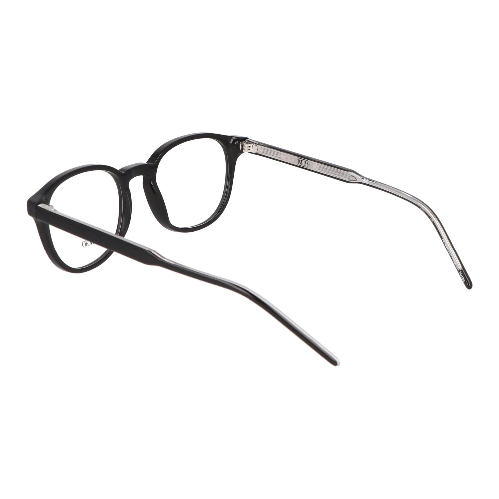 Armani Elegante ronde montuur bril Black Unisex