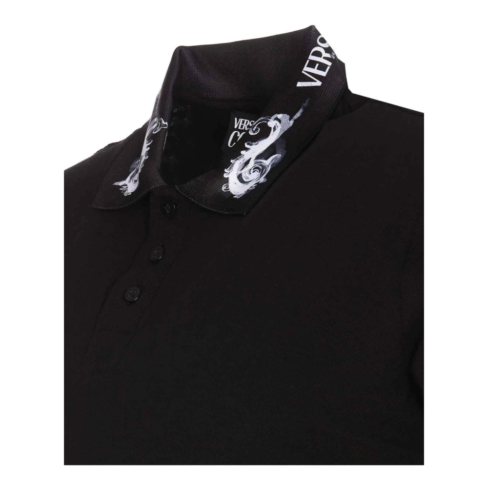 Versace Jeans Couture T-shirts en Polos Black Heren