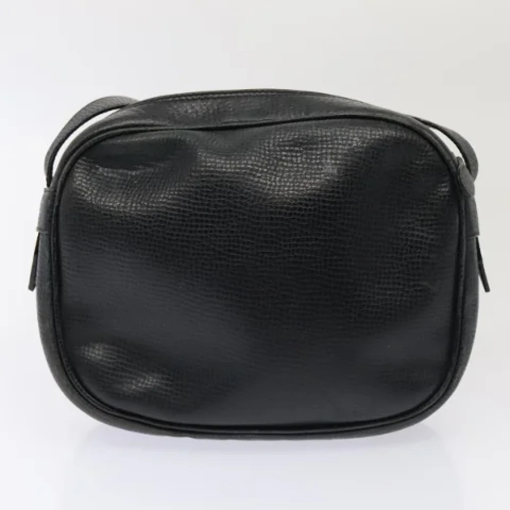 Burberry Vintage Pre-owned Leather shoulder-bags Black Dames