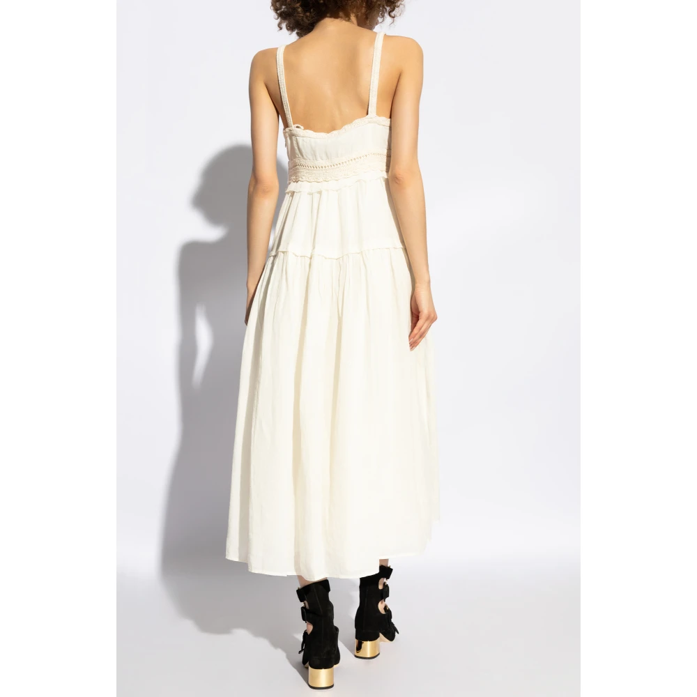 Ulla Johnson Jurk met bandjes Beige Dames