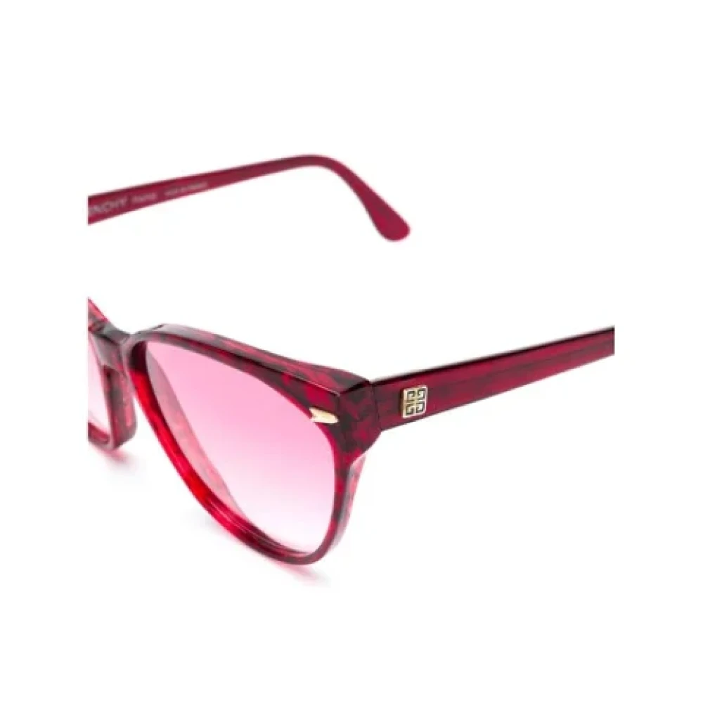 Givenchy Pre-owned Acetate sunglasses Red Dames