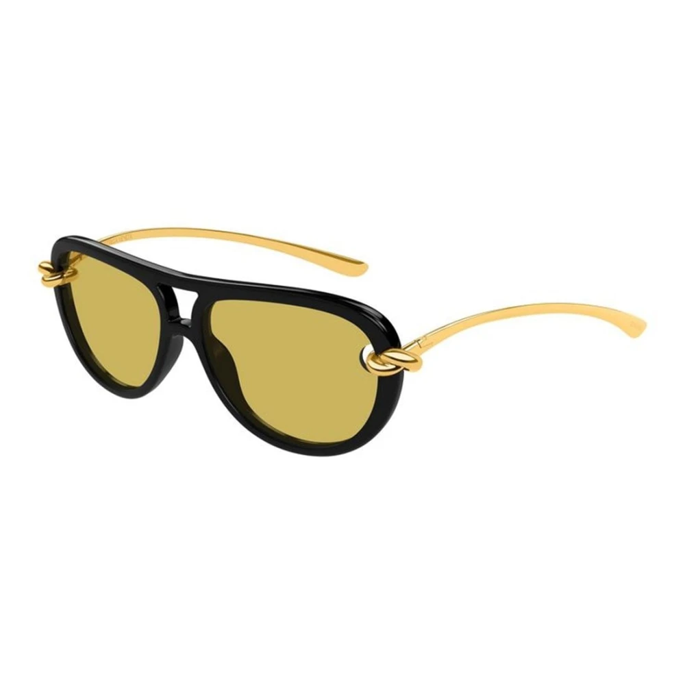 Bottega Veneta Women's Black Sunglasses, 58 Mm, Signature Icons Aviator Sunglasses