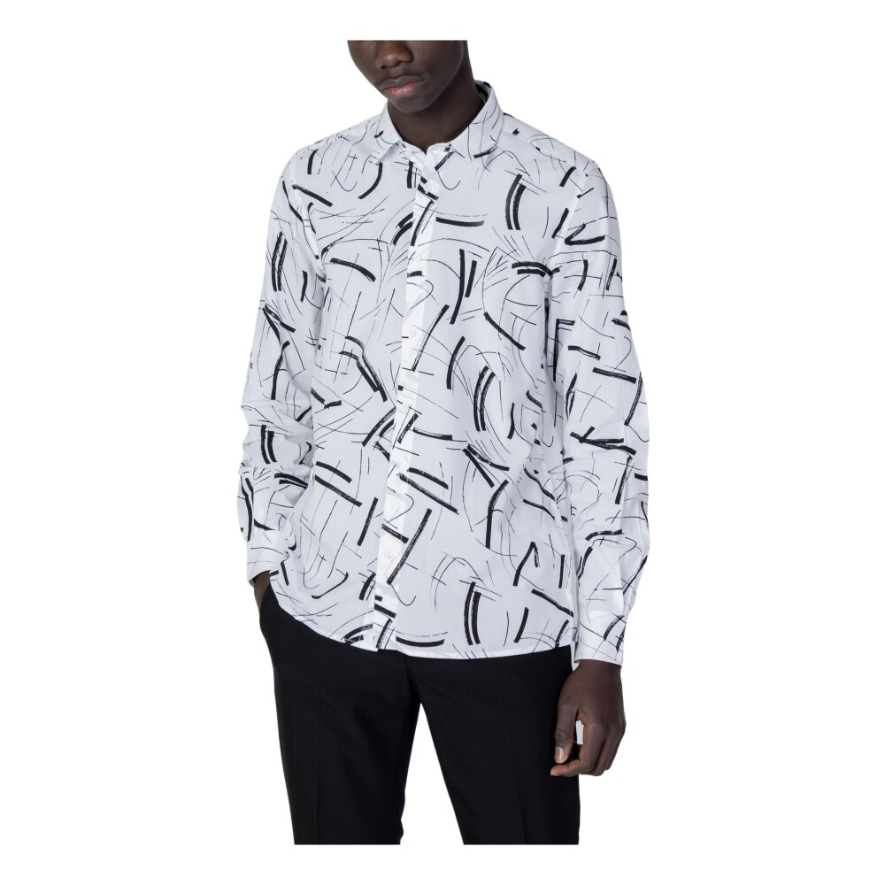 Men's printed casual on sale shirts