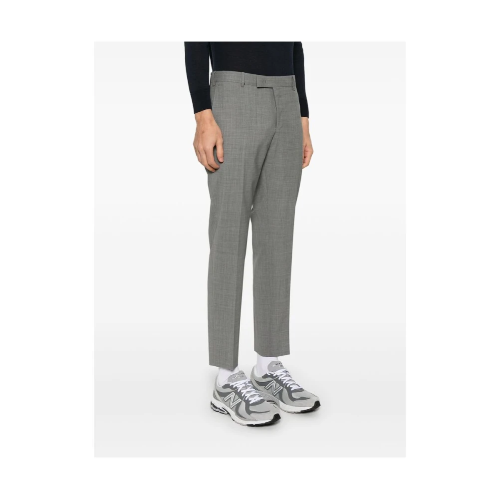 Pt01 Donkergrijze Broek met knopen Gray Heren