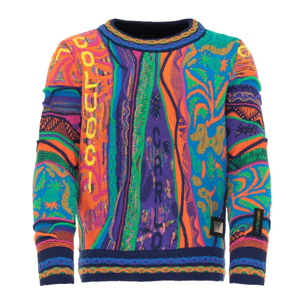 Carlo Colucci Unisex Kids Kids Jacquard Sweater Cocis