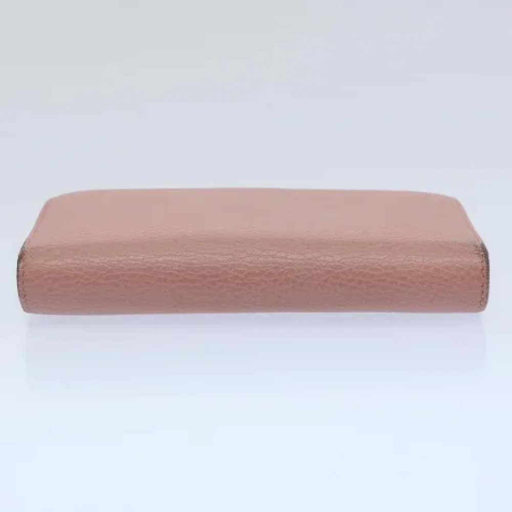 Gucci Vintage Pre-owned Leather wallets Pink Dames
