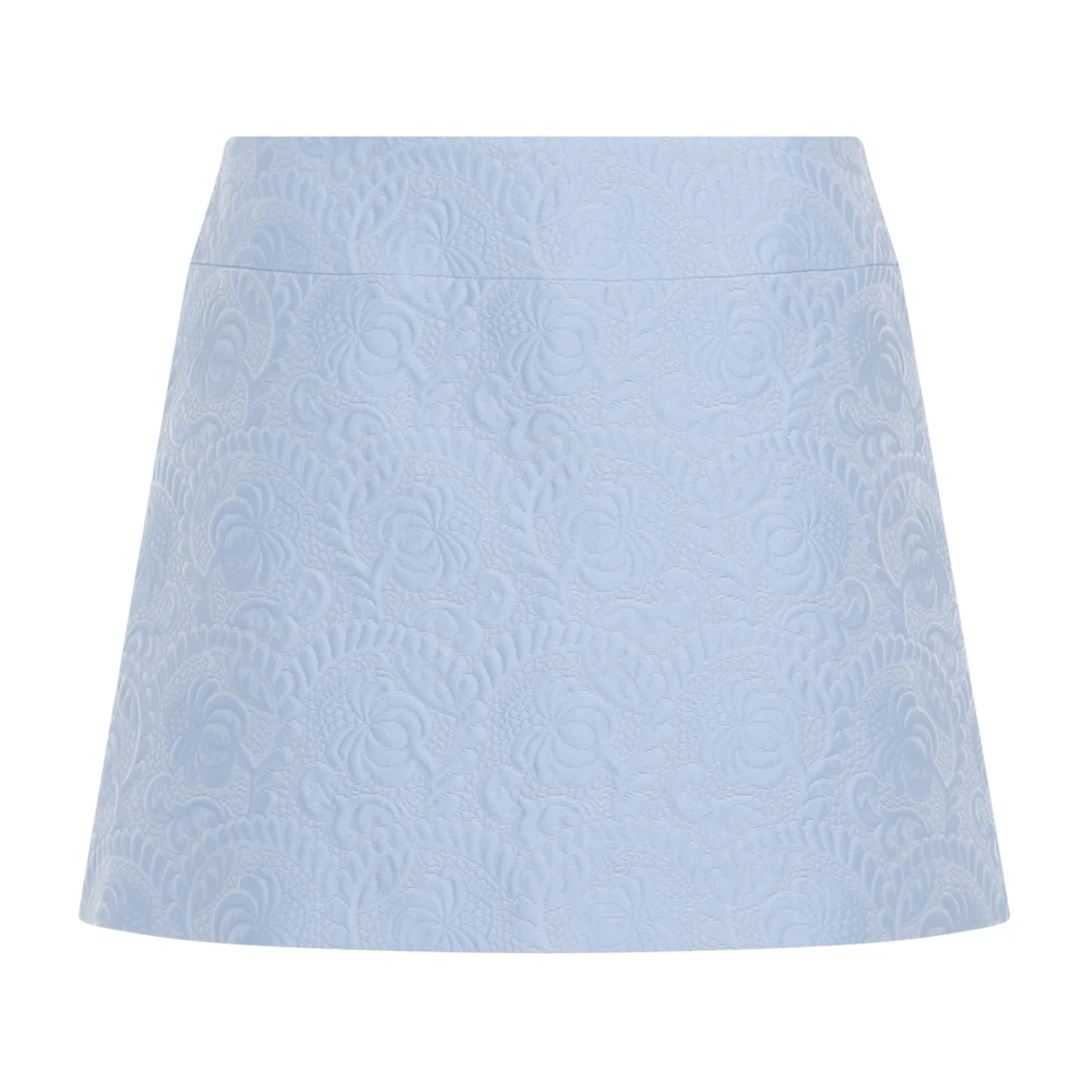 Dolce & Gabbana Roze & Paarse Rokken Aw24 Blue Dames