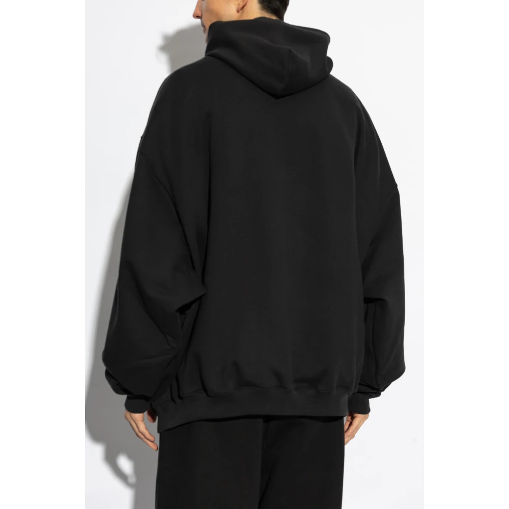 Vetements Sweatshirt met logo Black Heren