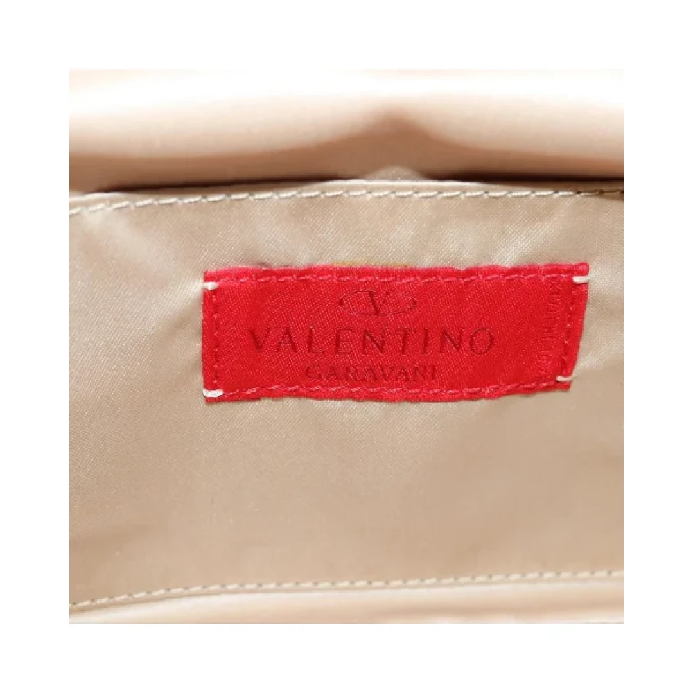 Valentino Vintage Pre-owned Satin shoulder-bags Red Dames