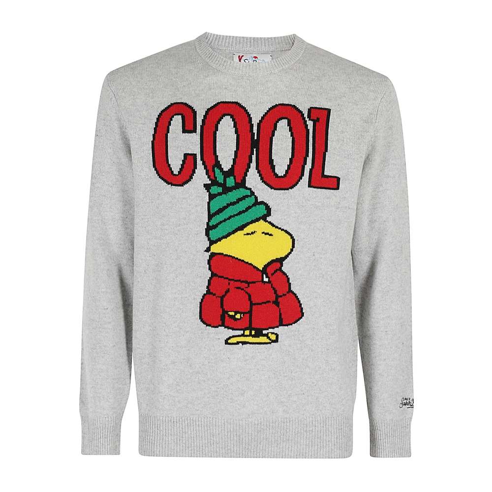 MC2 Saint Barth Casual Ronde Hals Sweater Gray Heren