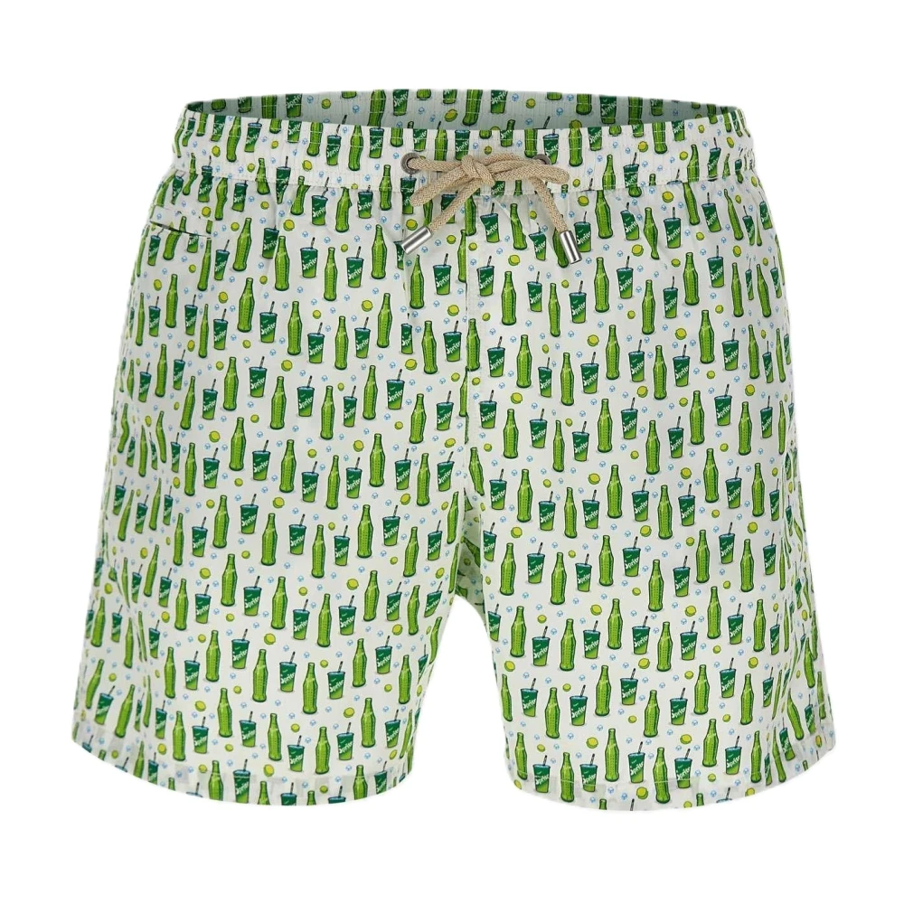 Mc2 Saint Barth Men's Multicolor Beachwear, Xl, Lighting Micro Fantasy Ultralight Swimsuit