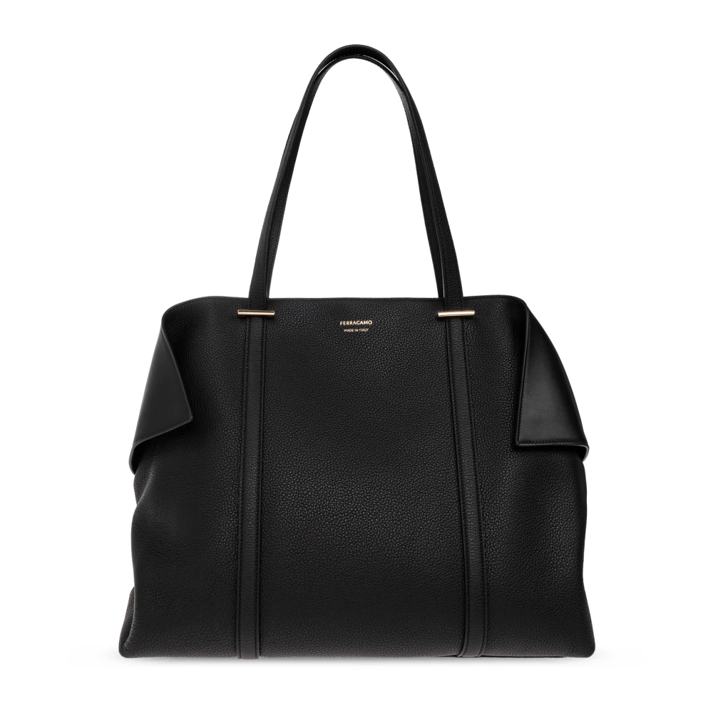 Ferragamo Donna Nero Tote Bag (L) - Immagine 2