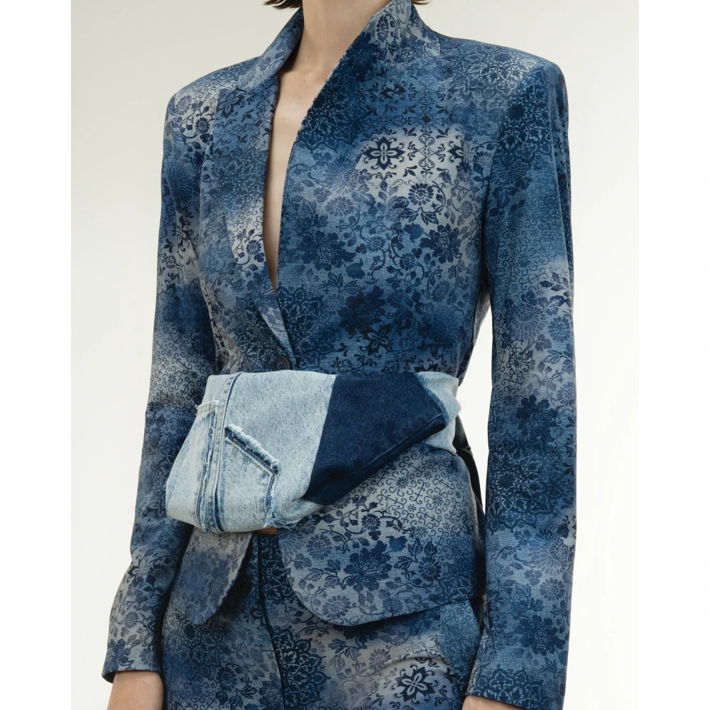 Jane Lushka Blazers Blue Dames