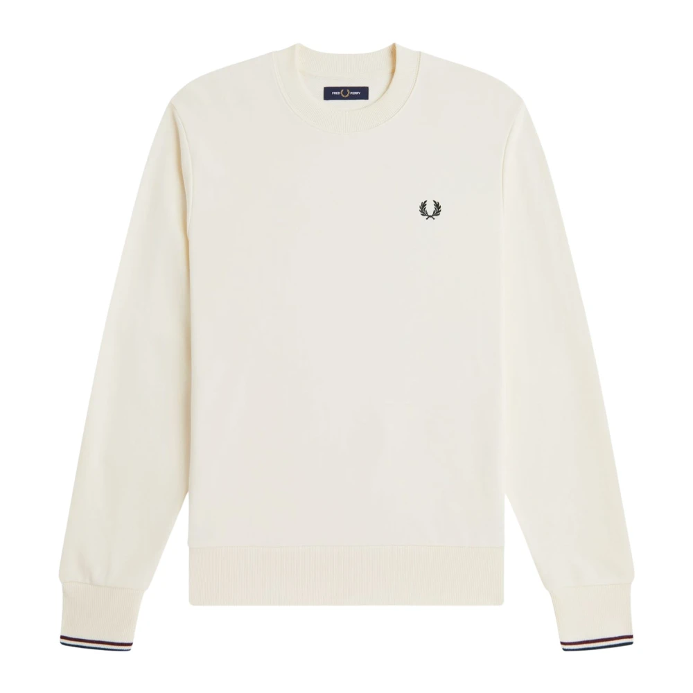 Fred Perry Men's Beige Crewneck Sweatshirt - Sweatshirts - 2XL - Sweatshirts & Hoodies
