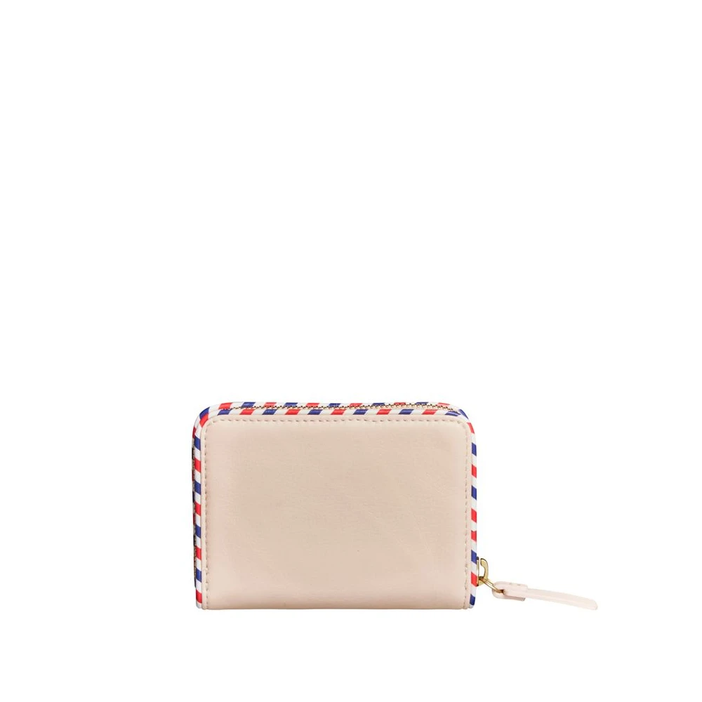 Ines De La Fressange Paris Marcia roze beige portemonnee en kaarthouder Beige Dames