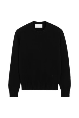 Crewneck Cashmere Sweater med Ami de Coeur