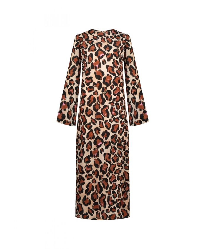 robe-midi-imprime-leopard