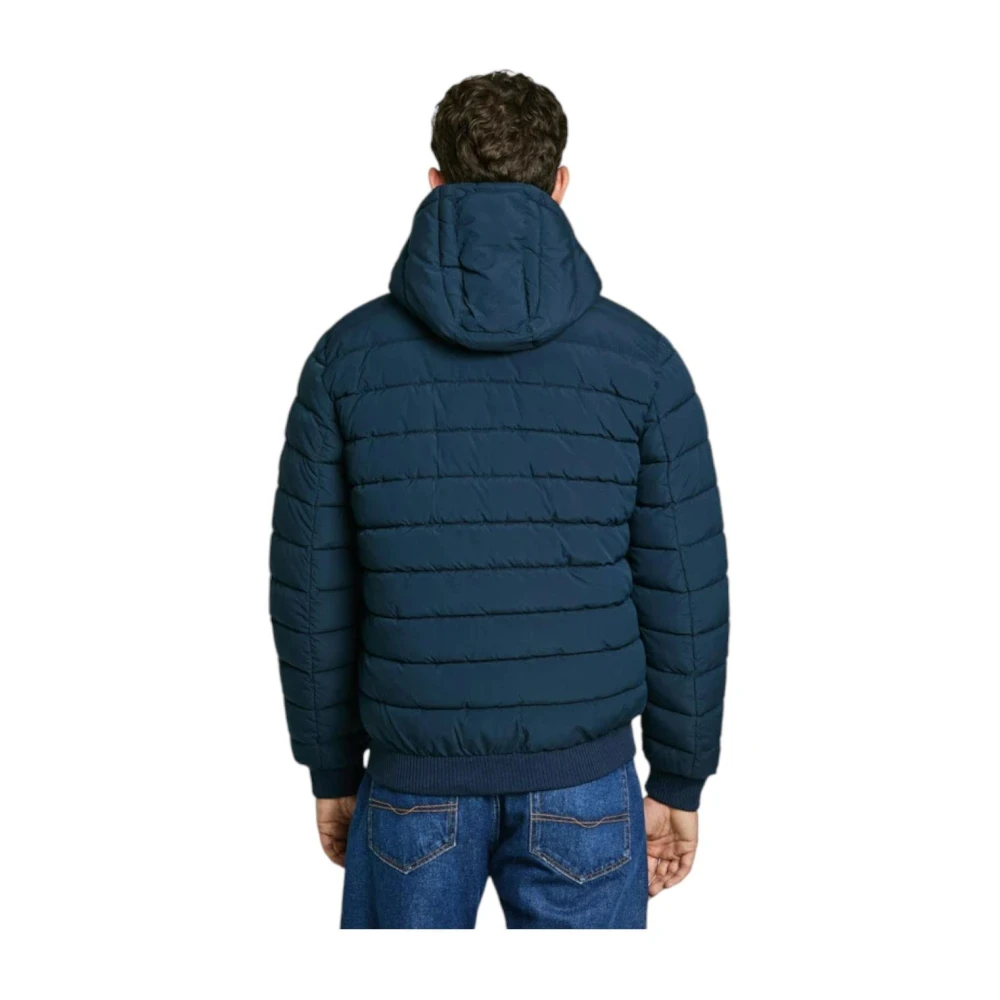 Pepe Jeans Moderne Geïsoleerde Jas voor Mannen Blue Heren