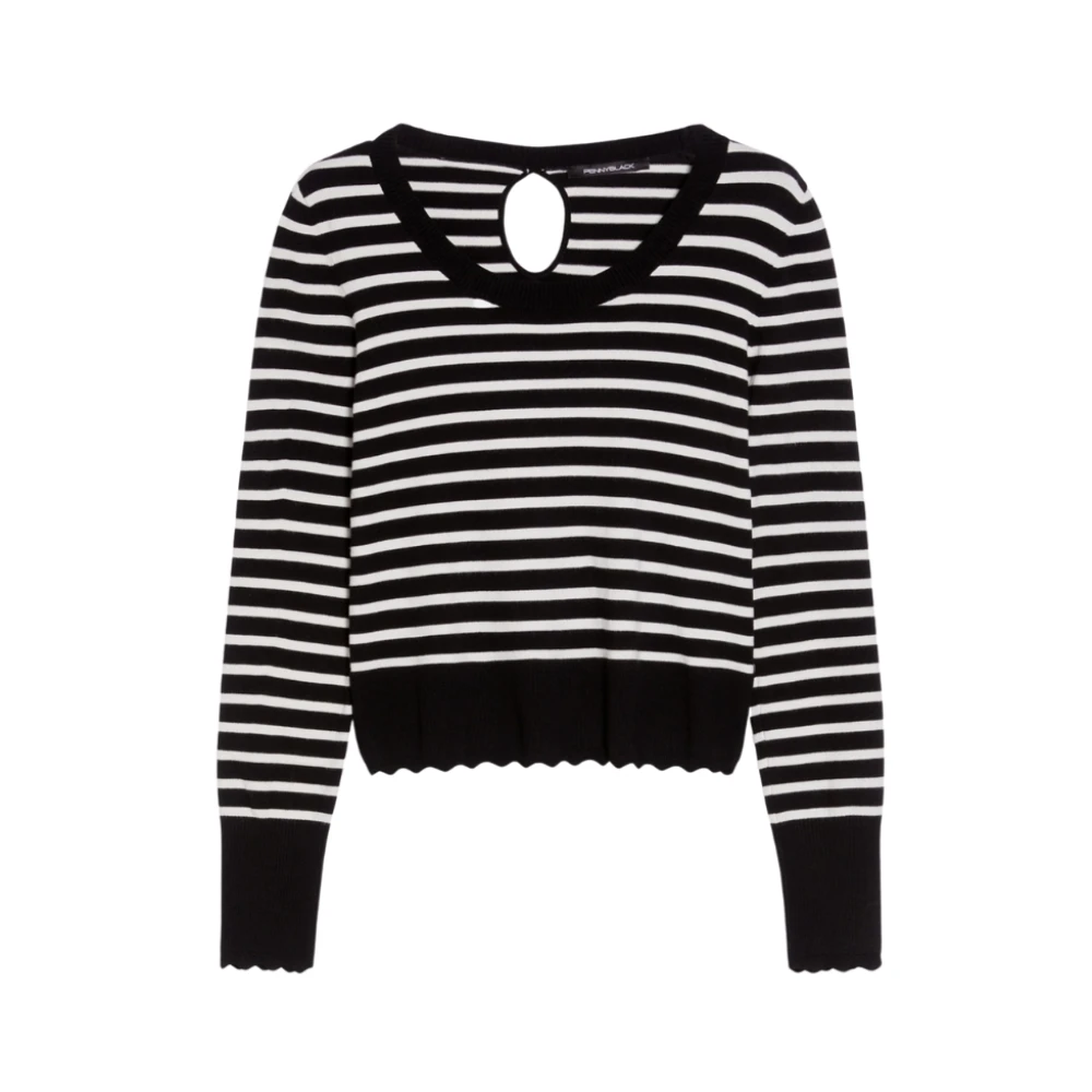 Pennyblack Stijlvolle Gebreide Trui Black Dames