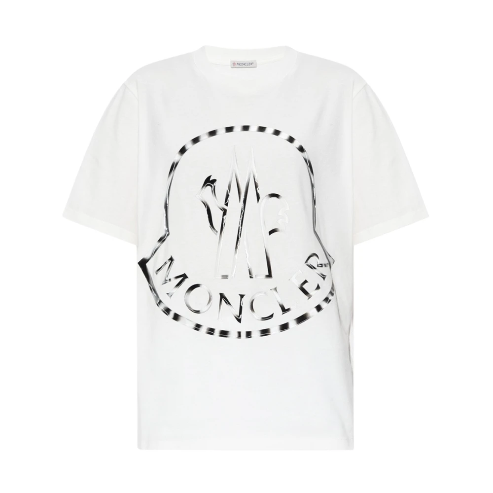 Moncler - Tops > T-Shirts - White - Moncler - Modalova
