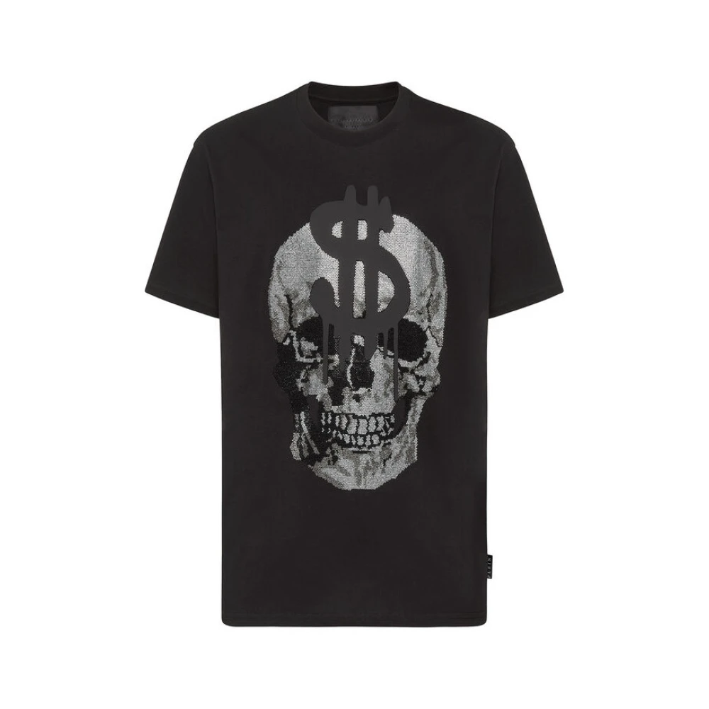 Philipp Plein Katoenen Jersey T-shirt Black Heren