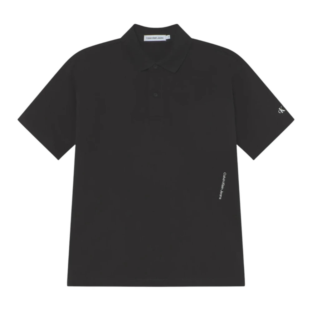 Calvin Klein Bomull Polo för Barn Black, Pojke