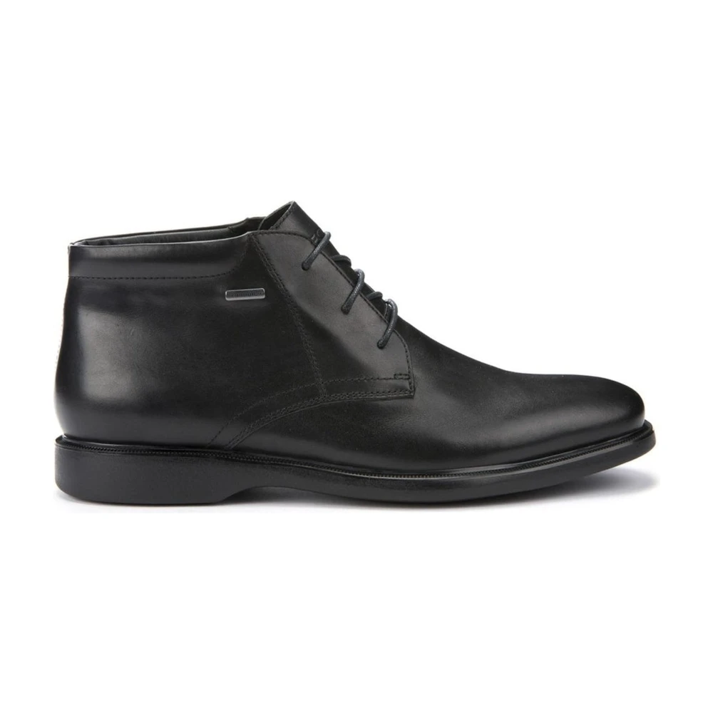 Geox Men's Black Ankle Boots For Size 7 Uk
